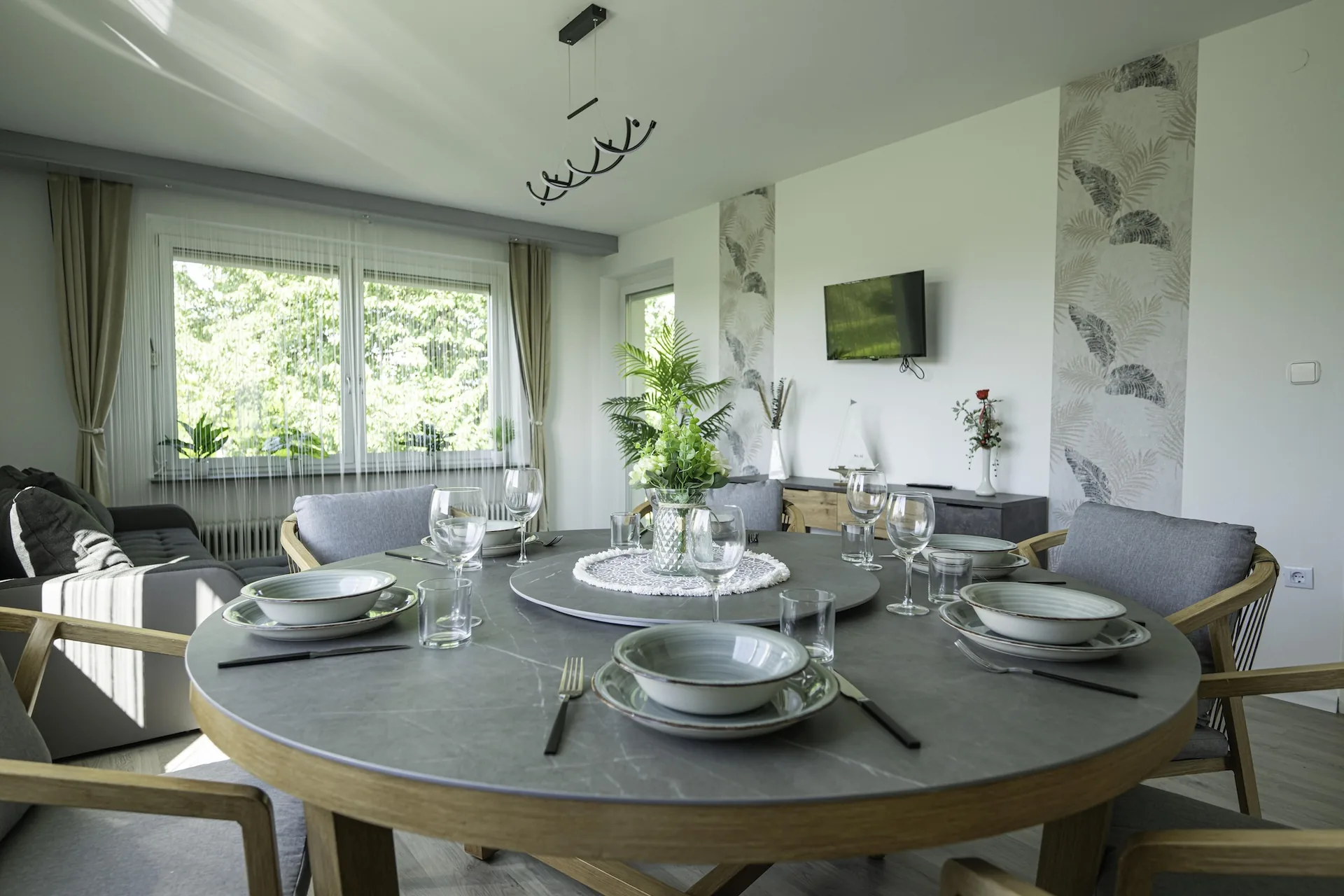 Zentrale Unterkunft mit 3 Schlafzimmern