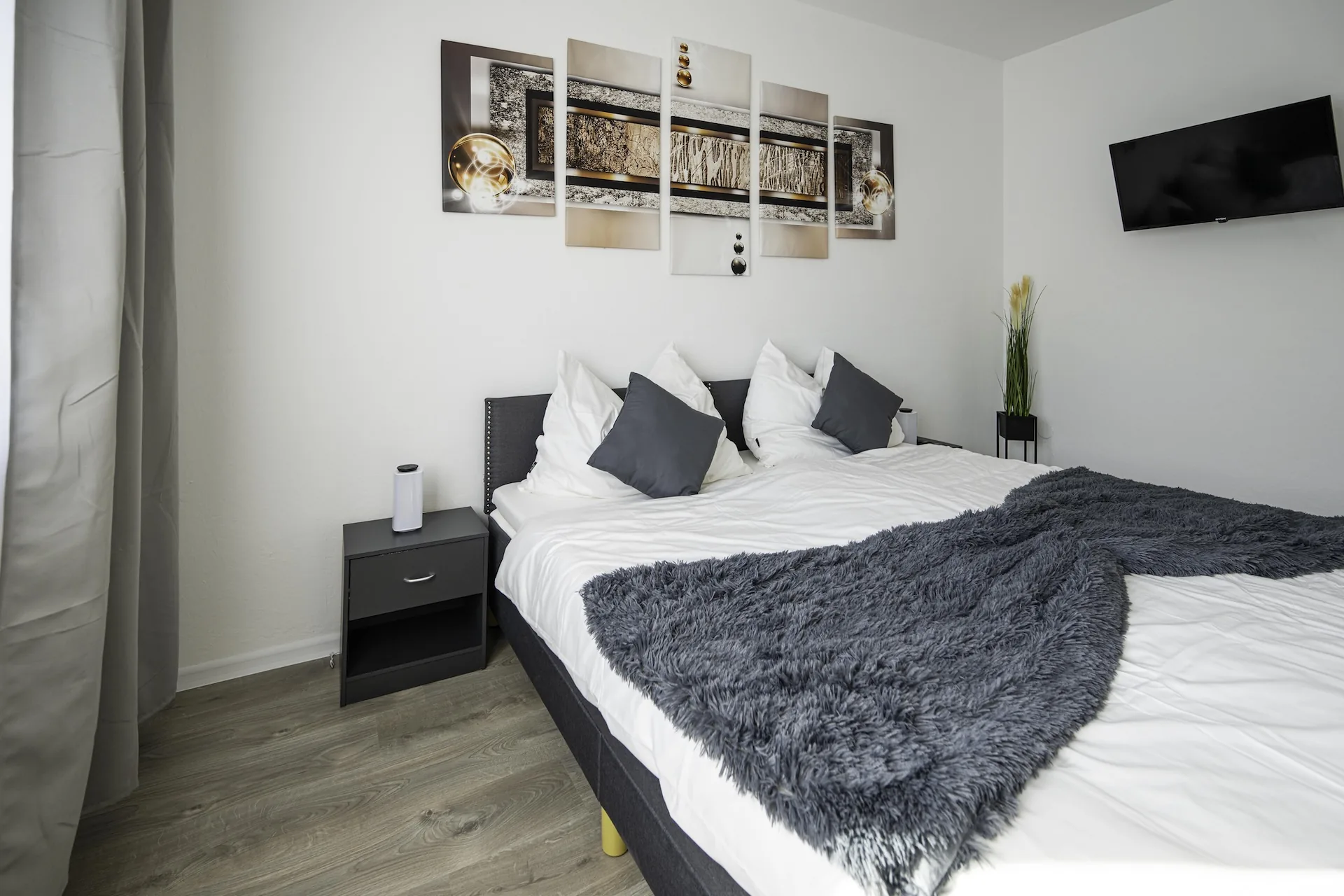 Zentrale Unterkunft mit 3 Schlafzimmern