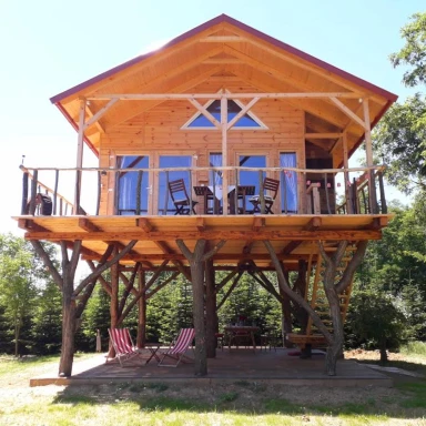 Tree house chalet